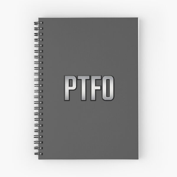 Item preview, Battlefield Game Inspired PTFO Metallic Slogan designed and sold by Sellcooldesigns.