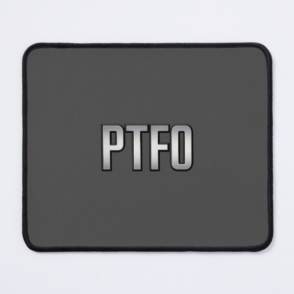 Item preview, Battlefield Game Inspired PTFO Metallic Slogan designed and sold by Sellcooldesigns.