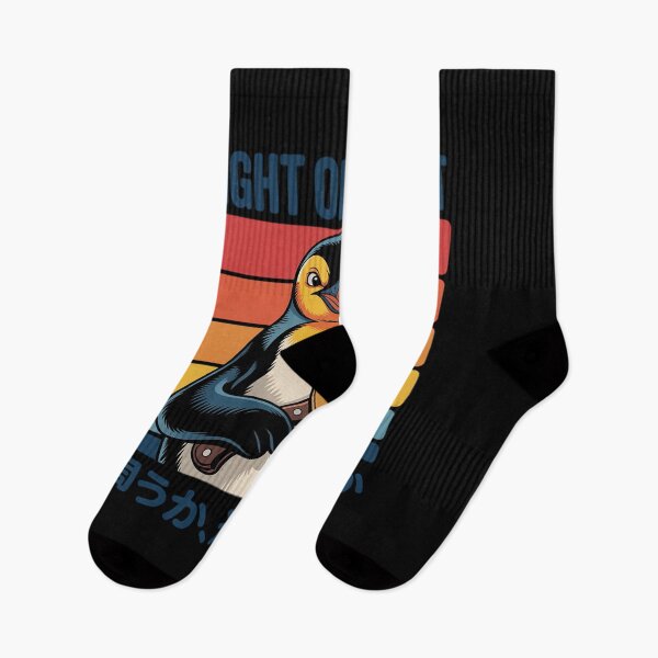 Item preview, Funny Fight Or Flight Meme Penguin With Knife Vintage  designed and sold by RsFilsingerArt.