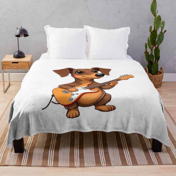 Item preview, Dachshund Playing Guitar designed and sold by New Art.