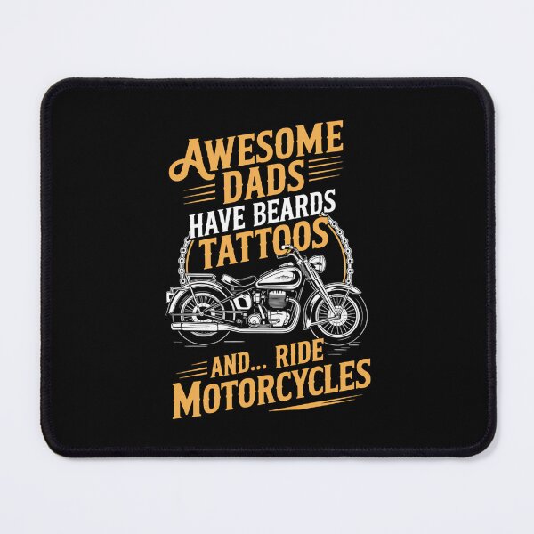 Item preview, Tattooed Dad Motorcycle Fathers Day Gift Funny Tattoo designed and sold by AsteriskDatBArt.