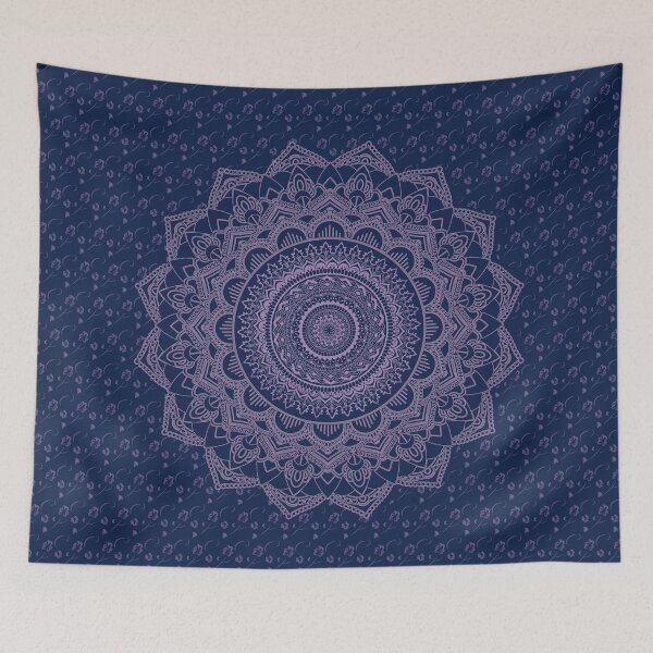 Item preview, Navy / Light Pink Mandala designed and sold by Sammi Campbell.