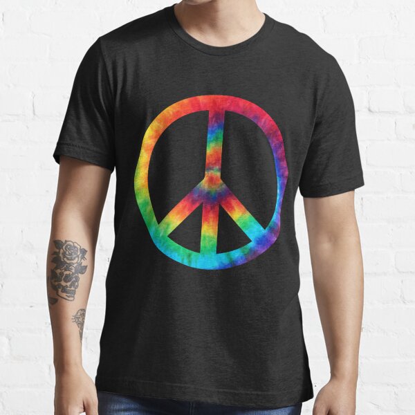 Tie Dye Peace Sign Tie Dyed Design T Shirt For Sale By Melsens Redbubble Tie Dye T 