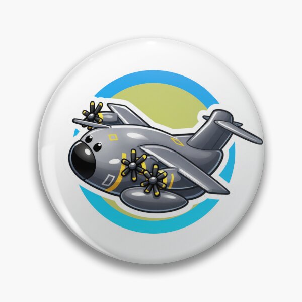 Item preview, A400M Atlas Style Turboprop Transport Cartoon designed and sold by Combat Skies.