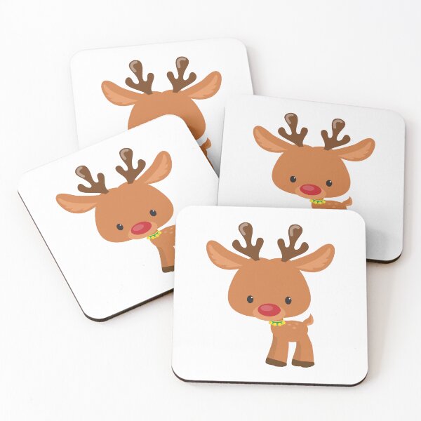 Item preview, Cute Red Nosed Reindeer Christmas Holiday designed and sold by The secret storage room.