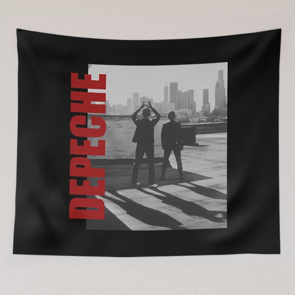 Item preview, Depeche Mode Abstract Neon Poster – Dark Electronic Aesthetic Art designed and sold by markelhovardt.