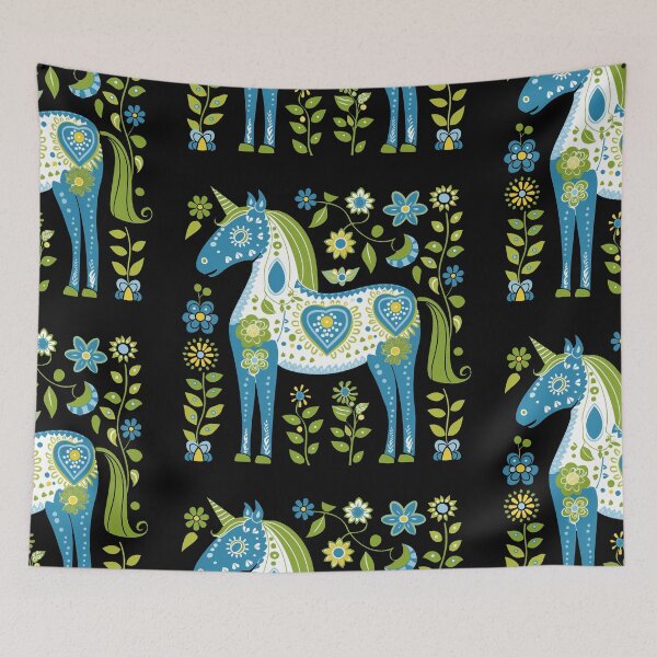 Item preview, Swedish Dala Horses, Floral Horses designed and sold by xiao xuans.