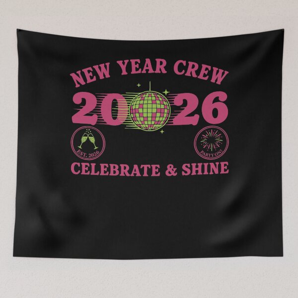 Item preview, New Year Crew 2026 Celebrate & Shine Party designed and sold by LuminOrb.