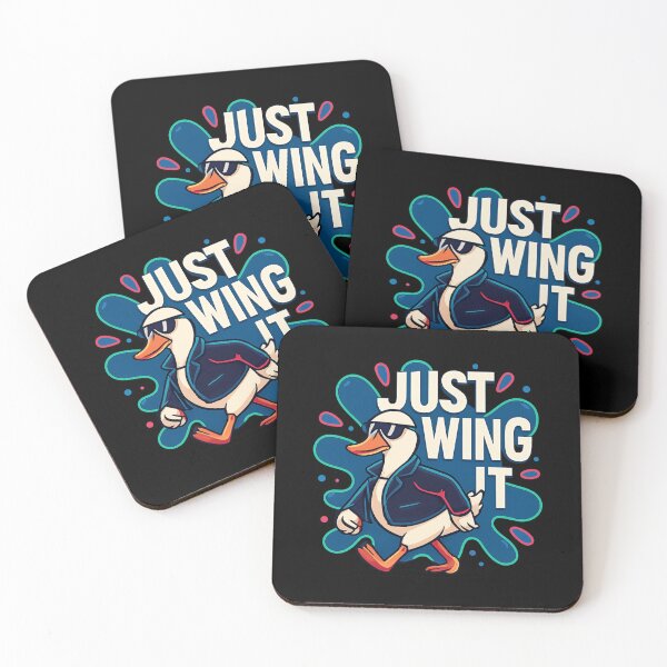 Item preview, Cool Duck in Leather Jacket - Just Wing It designed and sold by MKreative Studio.