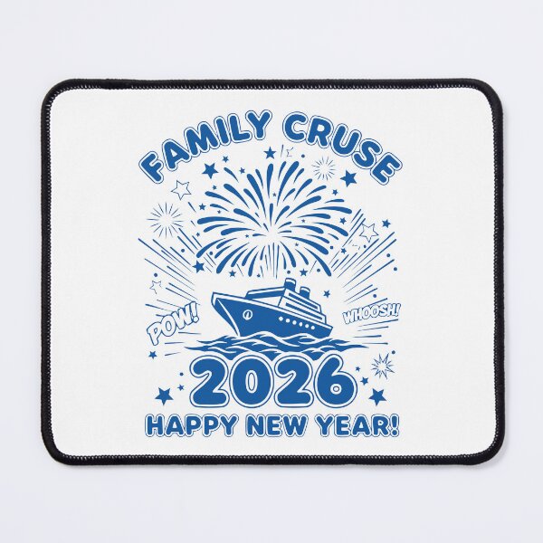 Item preview, Family Cruise 2026 Happy New Year Fireworks designed and sold by LuminOrb.