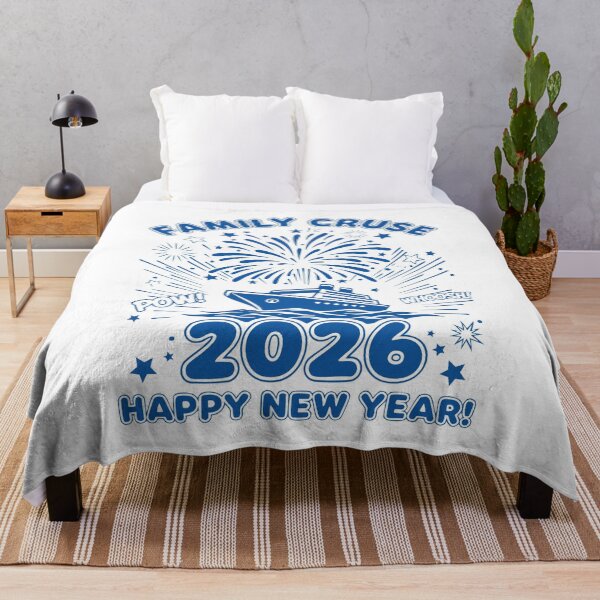 Item preview, Family Cruise 2026 Happy New Year Fireworks designed and sold by LuminOrb.