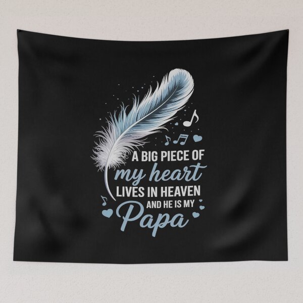 Item preview, My Papa Lives In Heaven Memorial Day Papa Dad Grandpa designed and sold by AsteriskDatBArt.