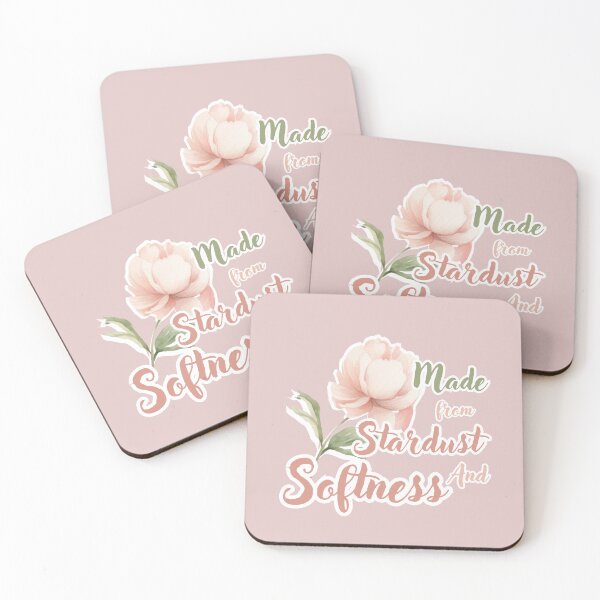 Item preview, Made from Stardust and Softness – Feminine Floral Self Love Sticker designed and sold by Velavue .