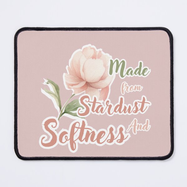 Item preview, Made from Stardust and Softness – Feminine Floral Self Love Sticker designed and sold by Velavue .