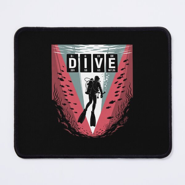 Item preview, Scuba Diver Periodic Table Elements Scuba Diving Flag designed and sold by andreaswest.