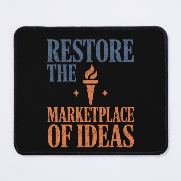 Item preview, Restore The Marketplace Of Ideas Free Speech designed and sold by FreshVibe Prints.