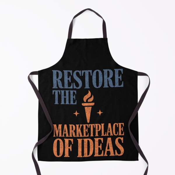 Item preview, Restore The Marketplace Of Ideas Free Speech designed and sold by FreshVibe Prints.