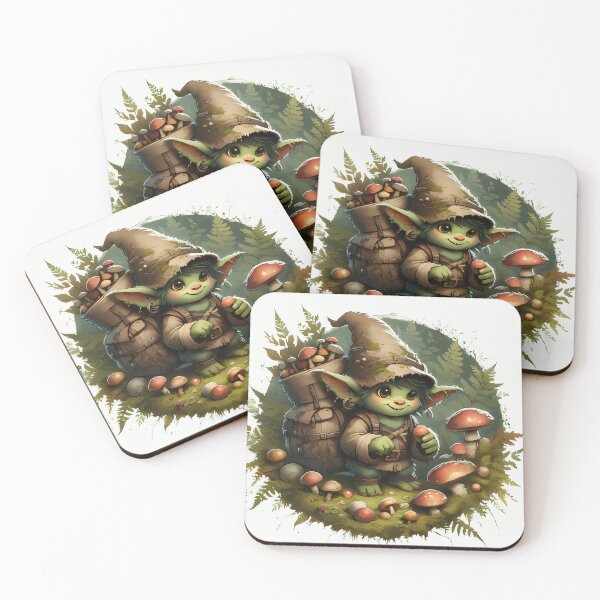 Item preview, The Little Moss Goblin Forager designed and sold by The Glitch Garden.