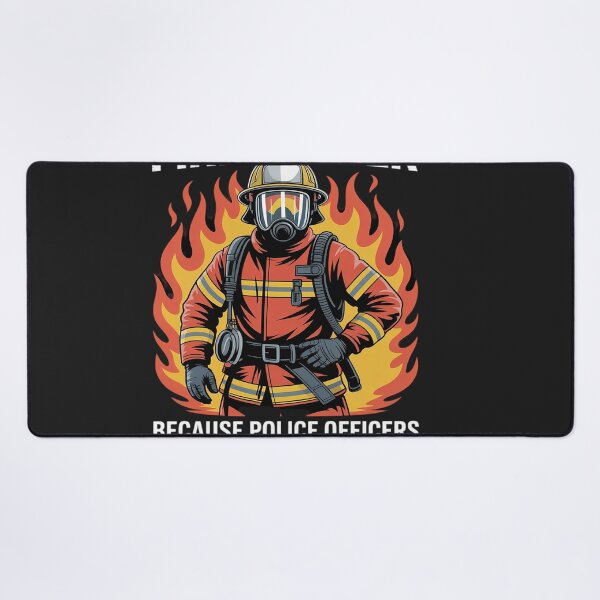 Item preview, Firefighter Because Police Officers Need Heroes Too Fireman designed and sold by Hofersofer.