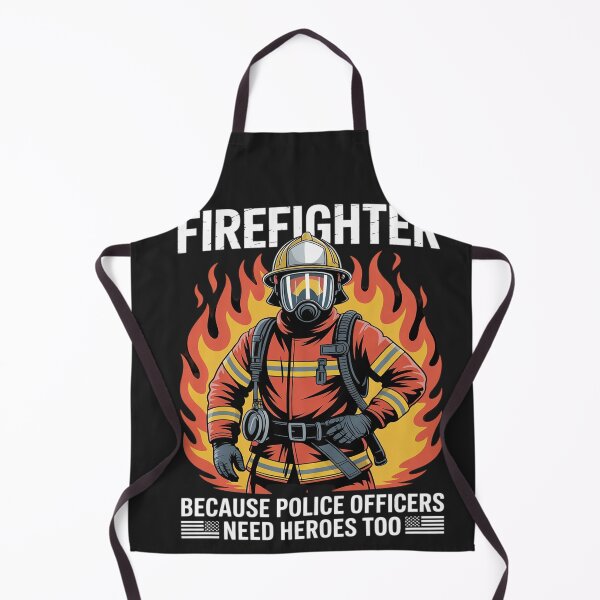 Item preview, Firefighter Because Police Officers Need Heroes Too Fireman designed and sold by Hofersofer.
