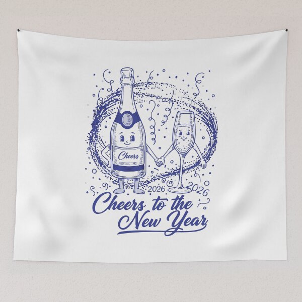 Item preview, Cheers To The New Year 2026 Celebration Design designed and sold by LuminOrb.