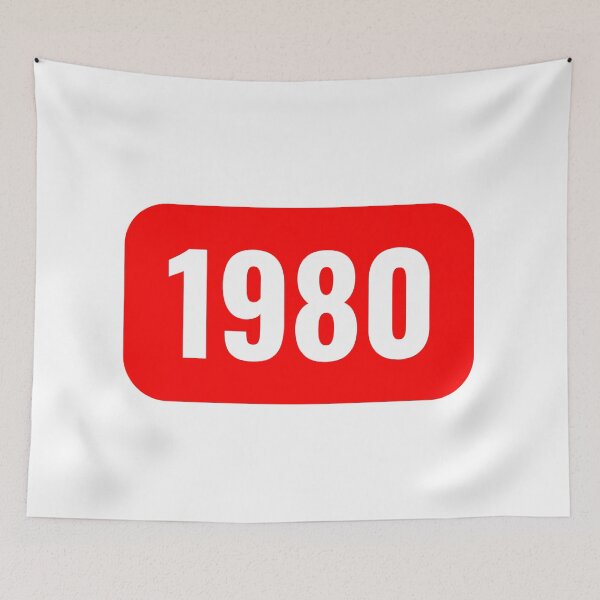 Item preview,  1980 Video Platform Style Logo – Vintage Birthday Gift designed and sold by GlobalBoom.