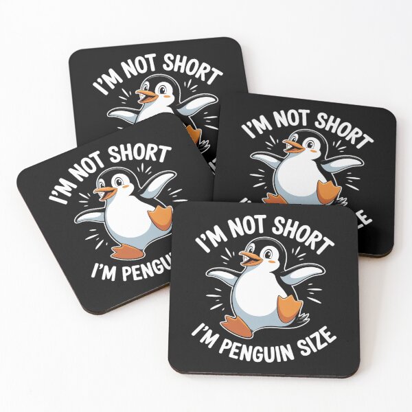 Item preview, Funny Penguin I'm Not Short I'm Small Like A Penguin  designed and sold by RsFilsingerArt.