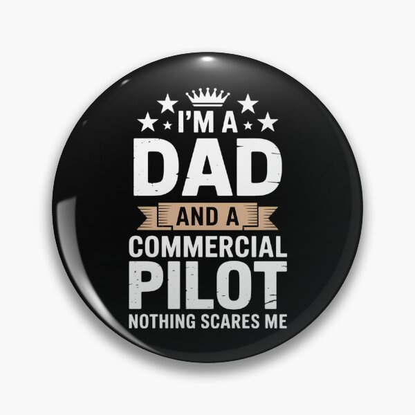 Item preview, Dad Commercial Pilot Father's Day designed and sold by AsteriskDatBArt.
