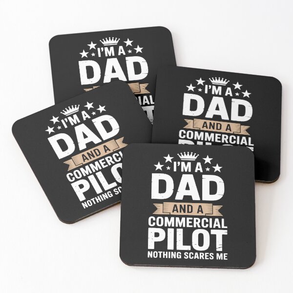 Item preview, Dad Commercial Pilot Father's Day designed and sold by AsteriskDatBArt.