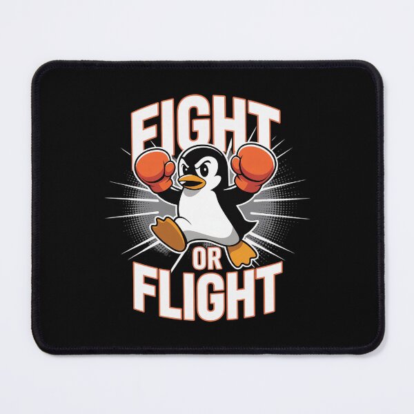 Item preview, Funny Penguin Pun Fight Or Flight Meme Box Fight Or Flight  designed and sold by RsFilsingerArt.