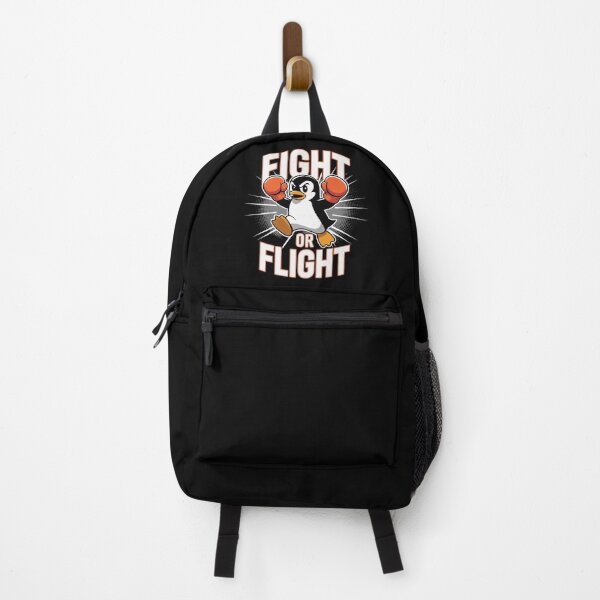 Item preview, Funny Penguin Pun Fight Or Flight Meme Box Fight Or Flight  designed and sold by RsFilsingerArt.