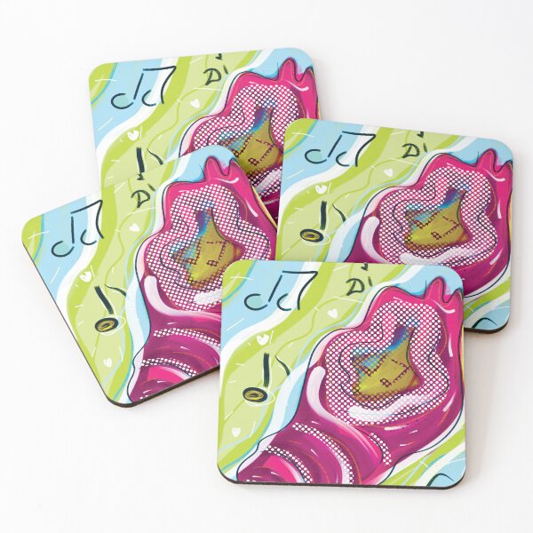 Item preview, Musical conch shell playing cool music in purple and pastel colors designed and sold by Dilyana Rumenova - Shantabella.