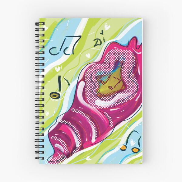 Item preview, Musical conch shell playing cool music in purple and pastel colors designed and sold by Dilyana Rumenova - Shantabella.