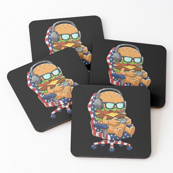 Item preview, Patriotic Burger Gamer - American Snack designed and sold by axiksa10.