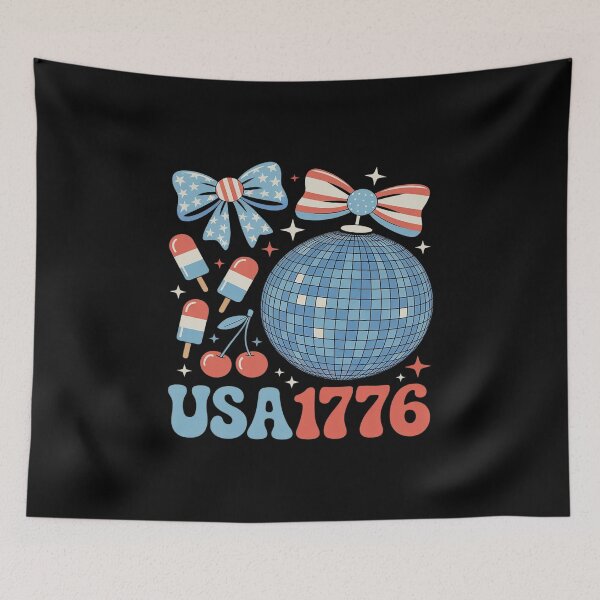 Item preview, America Preppy Coquette USA 4th Of July designed and sold by Voidbinder.