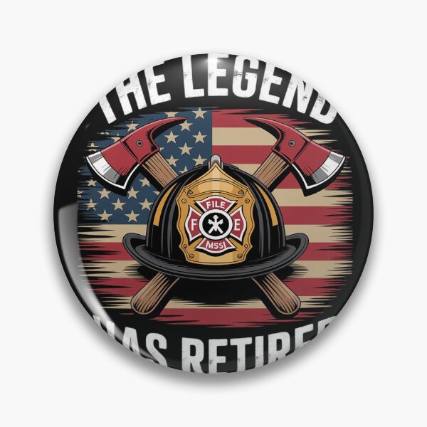 Item preview, Firefighter Legend Has Retired USA Flag Retirement Party Men designed and sold by Hofersofer.