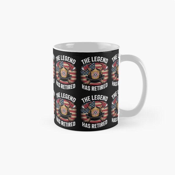 Item preview, Firefighter Legend Has Retired USA Flag Retirement Party Men designed and sold by Hofersofer.
