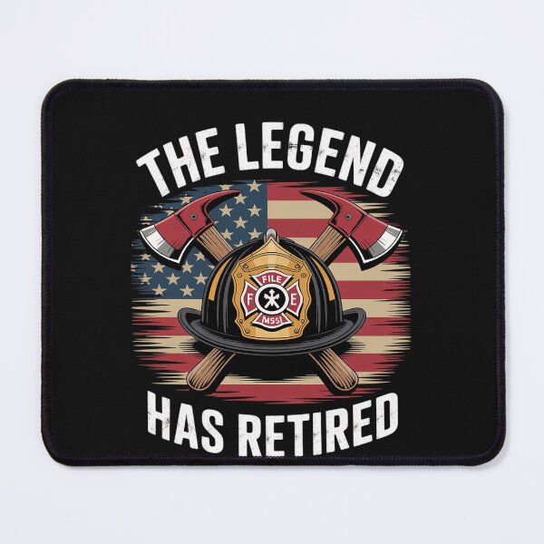 Item preview, Firefighter Legend Has Retired USA Flag Retirement Party Men designed and sold by Hofersofer.