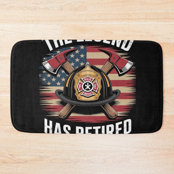 Item preview, Firefighter Legend Has Retired USA Flag Retirement Party Men designed and sold by Hofersofer.