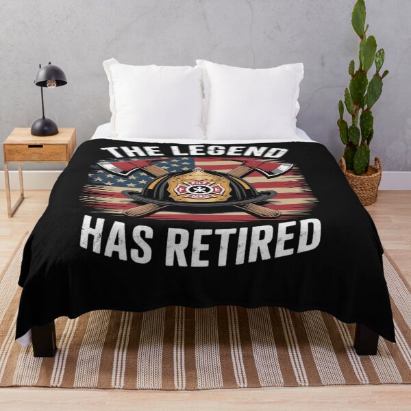 Item preview, Firefighter Legend Has Retired USA Flag Retirement Party Men designed and sold by Hofersofer.