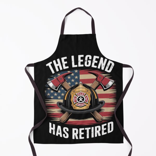 Item preview, Firefighter Legend Has Retired USA Flag Retirement Party Men designed and sold by Hofersofer.
