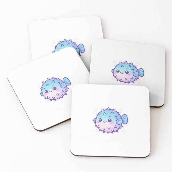 Item preview, Chibi Wholesome Pufferfish Stickers designed and sold by StickMint.