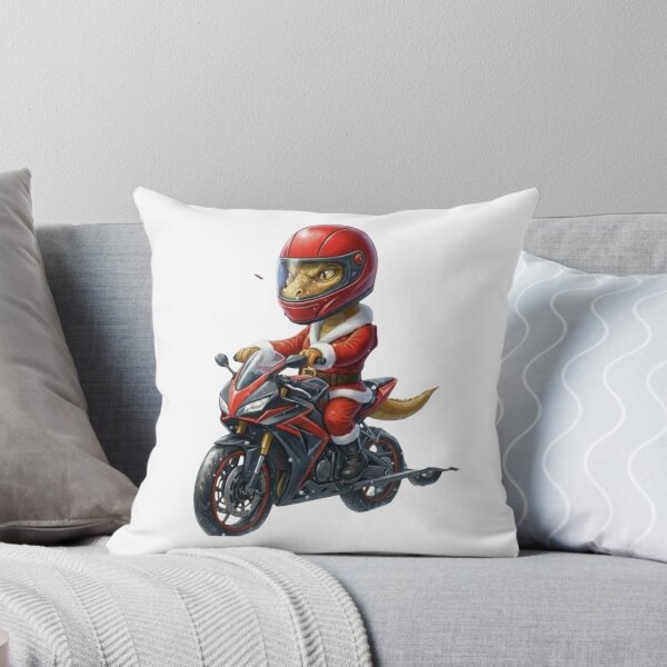 Item preview, Epic Dragon Santa on Motorcycle Art designed and sold by Soul Cipher.