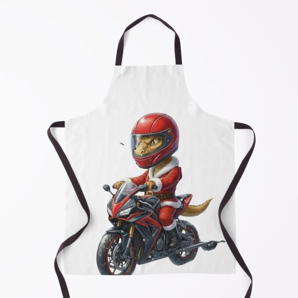 Item preview, Epic Dragon Santa on Motorcycle Art designed and sold by Soul Cipher.