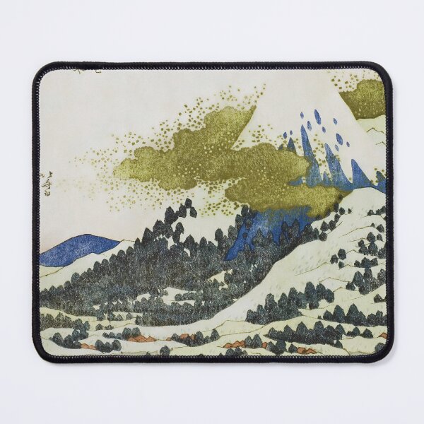 Item preview, Mount Fuji and Golden Clouds - Vintage Japanese Surimono Art designed and sold by Open Canvas.