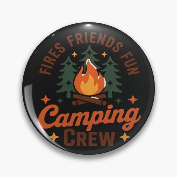 Item preview, Fires Friends Fun Camping Crew Campfire Outdoor Adventurers designed and sold by Hofersofer.