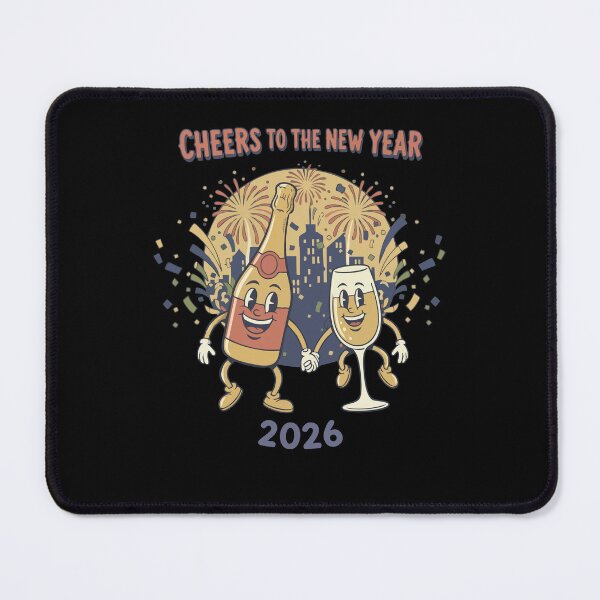 Item preview, Cheers To The New Year 2026 Celebration Fireworks designed and sold by LuminOrb.