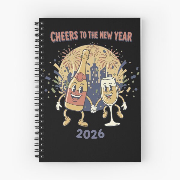 Item preview, Cheers To The New Year 2026 Celebration Fireworks designed and sold by LuminOrb.