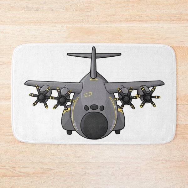 Item preview, A400M Atlas Front View Cartoon Aircraft designed and sold by Combat Skies.