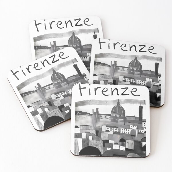 Item preview, Florence Green Cubism Print | Emerald Contemporary Geometric Italian Art designed and sold by OzzFrequency.